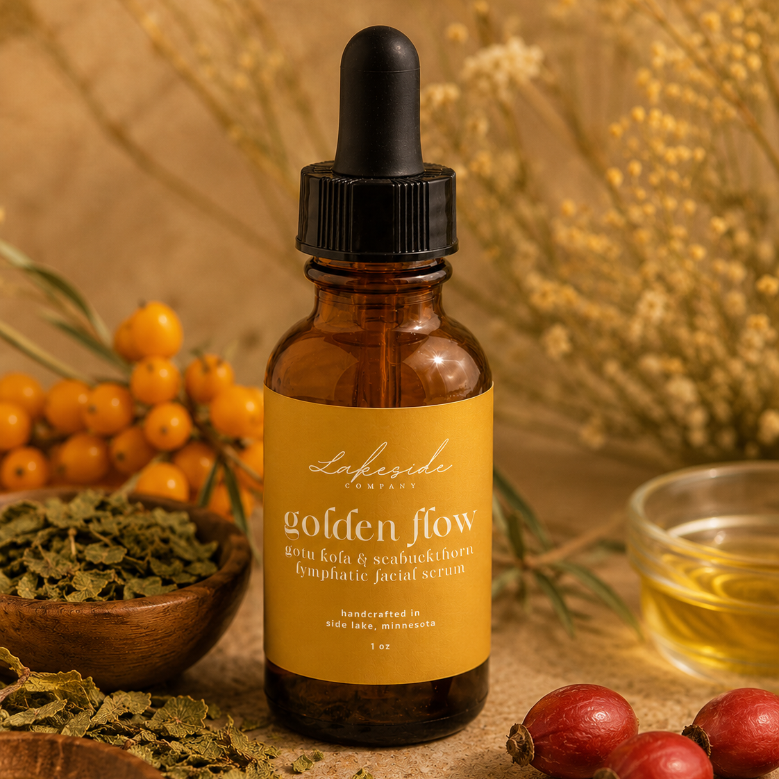 Golden Flow Facial Serum – Lakeside Company