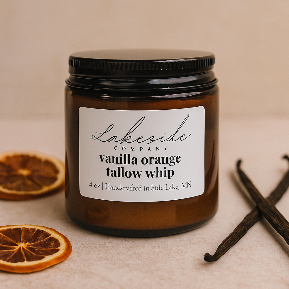 Vanilla Orange Tallow Body Whip