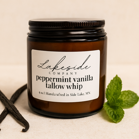 Vanilla Peppermint Tallow Body Whip