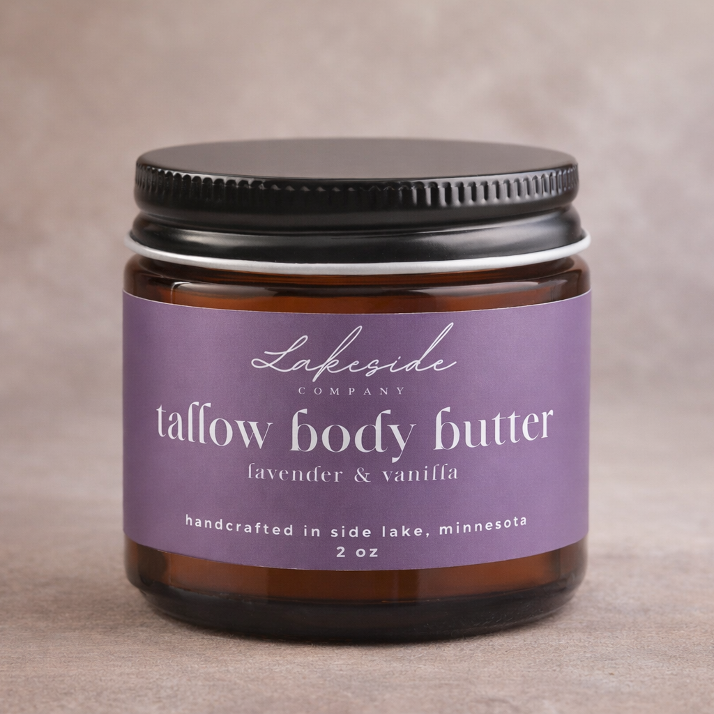 Lavender & Vanilla Tallow Body Butter