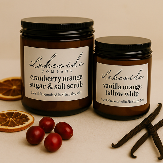 Winter Glow Set — Cranberry Orange & Vanilla Orange
